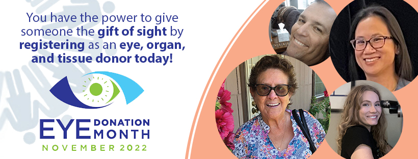 November is Eye Donation Month!